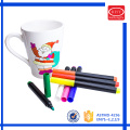 New design assorted colors high quality dustless ink ceramic marker